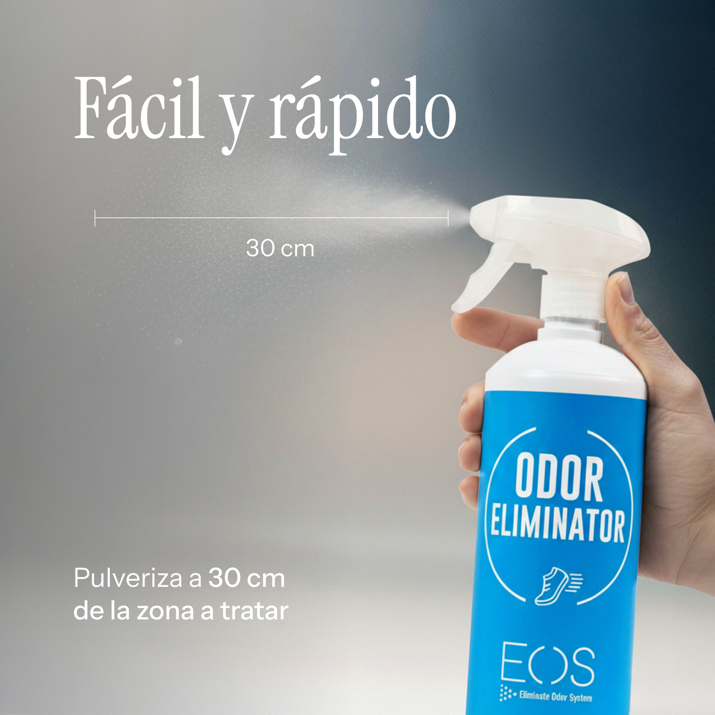 EOS Deportes | Eliminador de olor a sudor en ropa y calzado (1L)