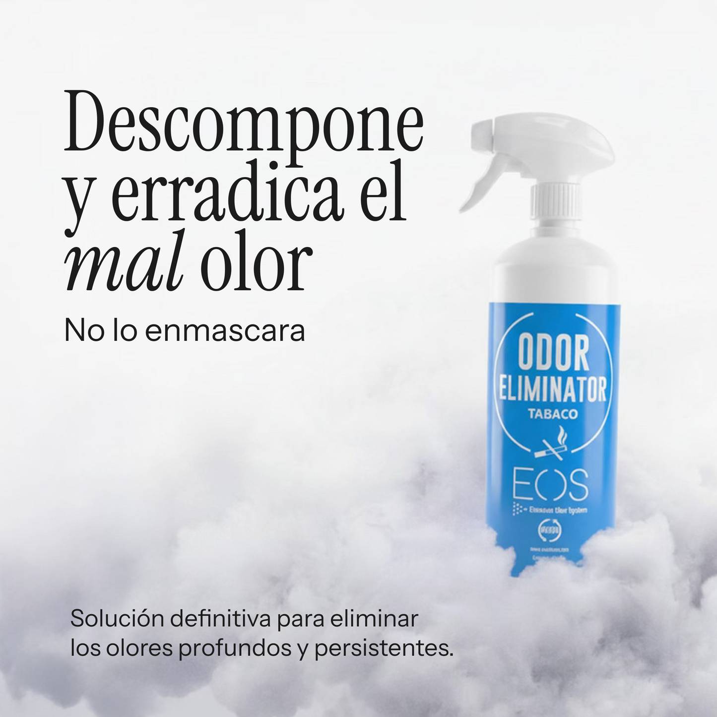 EOS Tabaco | Eliminador de olor a tabaco y humo (1L)