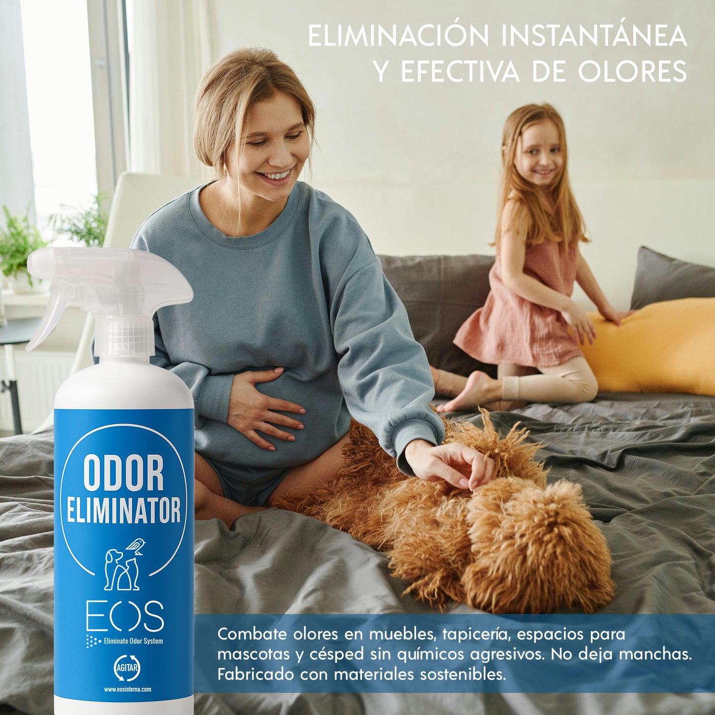 EOS Mascotas | Eliminador de olor para mascotas (1L)